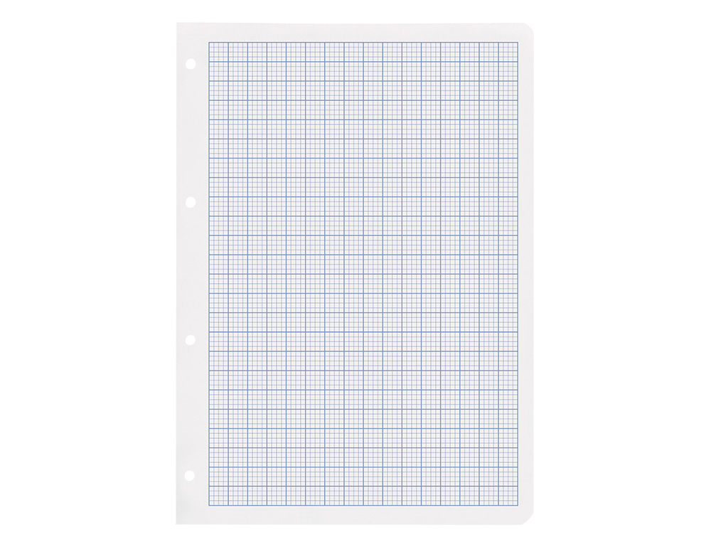 RECAMBIO LIDERPAPEL A4 100 HOJAS 75GR RAYADO Nº46 4 TALADROS