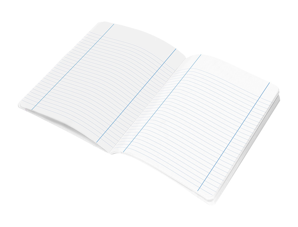 LIBRETA LIDERPAPEL SMART A5 PLUS 48 HOJAS 75G/M2 HORIZONTAL DOBLE MARGEN COLORESURTIDOS