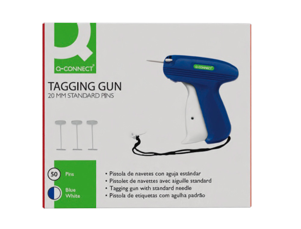 PISTOLA DE NAVETES Q-CONNECT CON AGUJA ESTANDAR