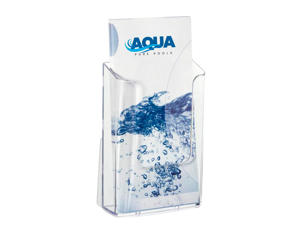 EXPOSITOR SOBREMESA ARCHIVO 2000 PORTAFOLLETOS 1 COMPARTIMENTO 1/3 A4 VERTICAL FONDO CAJETIN 34 MM