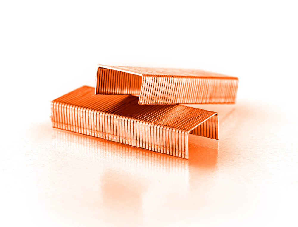 GRAPAS Q-CONNECT Nº 22/6 24/6 COBREADAS CAJA DE 1000 UNIDADES