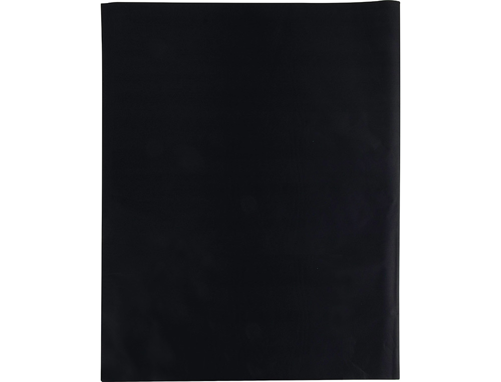 PAPEL SEDA LIDERPAPEL NEGRO 52X76 CM 18 GR PAQUETE DE 25 HOJAS