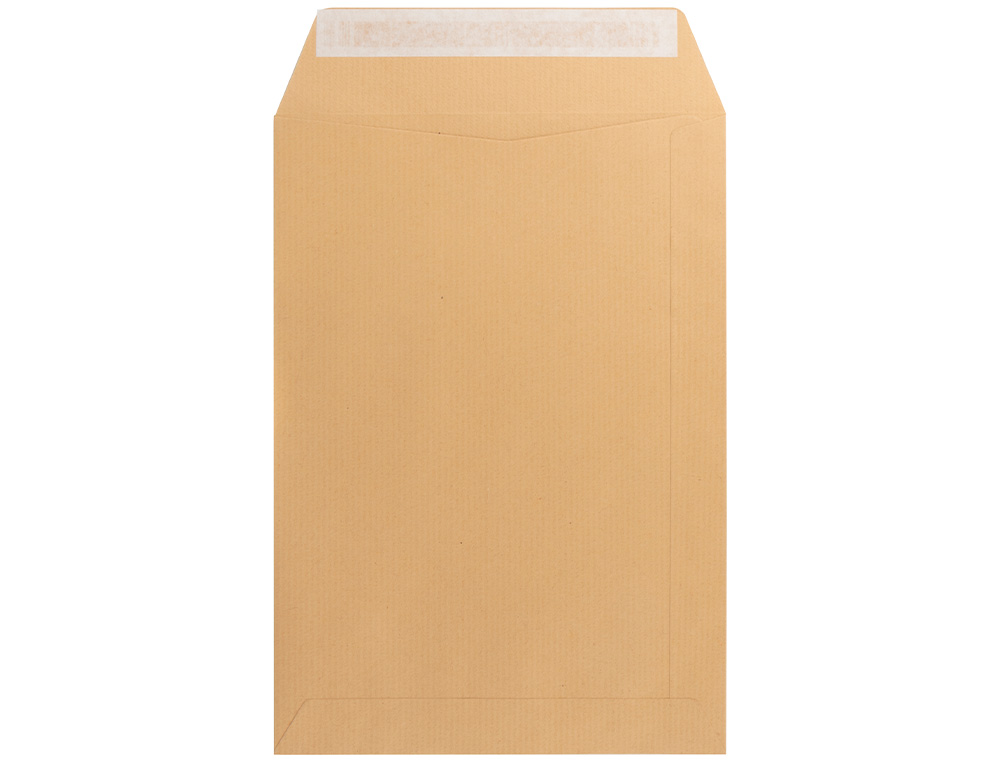 SOBRE LIDERPAPEL BOLSA N.1 KRAFT SALARIOS 100X145 MM TIRA SILICONA CAJA DE 1000 UNIDADES