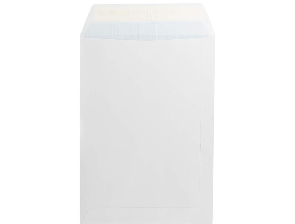 SOBRE LIDERPAPEL BOLSA N.8 BLANCO DIN 229X324 MM TIRA DE SILICONA CAJA DE 250 UNIDADES