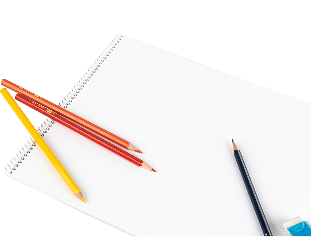 BLOC DIBUJO LIDERPAPEL ESCOLAR ESPIRAL 230X325MM 20 HOJAS 90 GR/M2 SIN RECUADRO