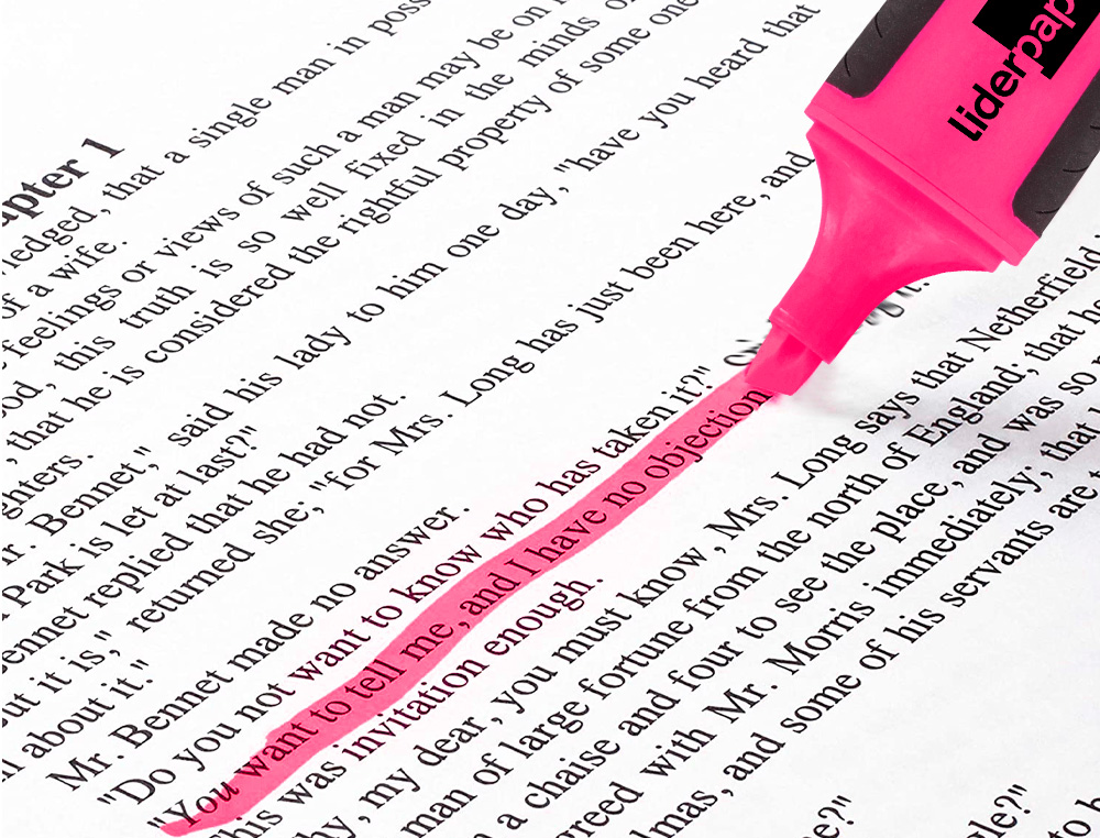 ROTULADOR LIDERPAPEL MINI FLUORESCENTE ROSA