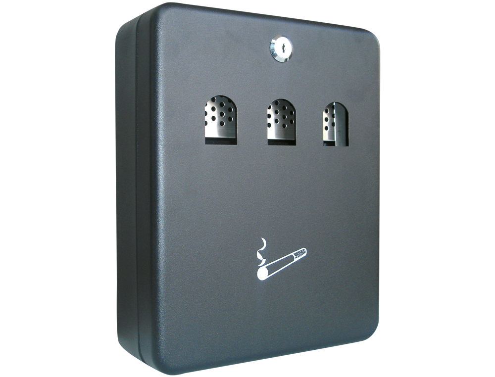 CENICERO BUZON Q-CONNECT METALICO 240X90X300 MM