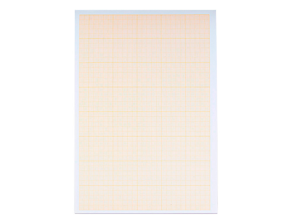 PAPEL DIBUJO LIDERPAPEL 210X297MM 80G/M2 MILIMETRADO PACK DE 10 HOJAS