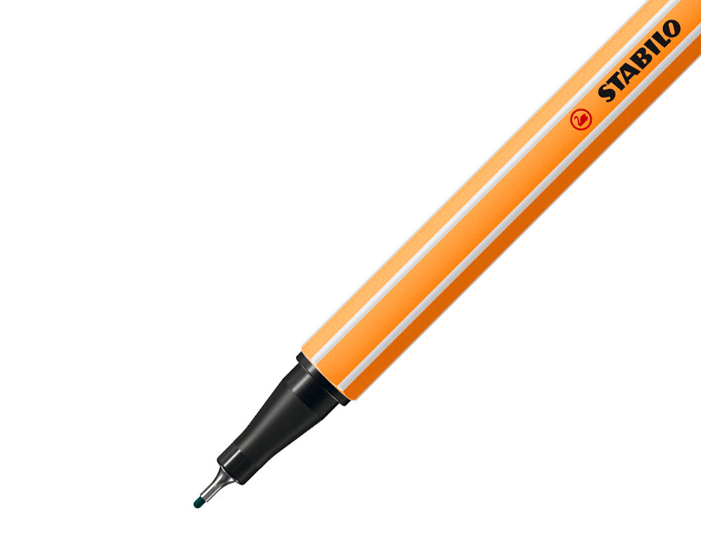 ROTULADOR STABILO PUNTA DE FIB RA POINT 88 VERDE PINO PUNTA FINA 0,4MM
