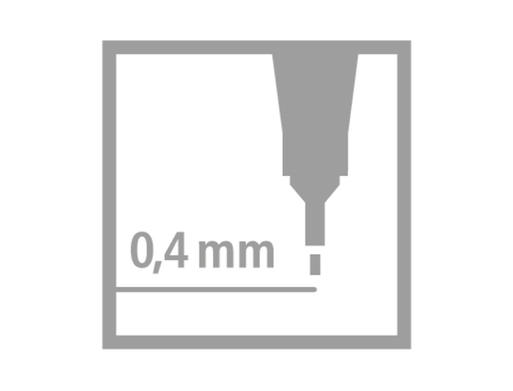 ROTULADOR STABILO PUNTA DE FIB RA POINT 88 VERDE PINO PUNTA FINA 0,4MM