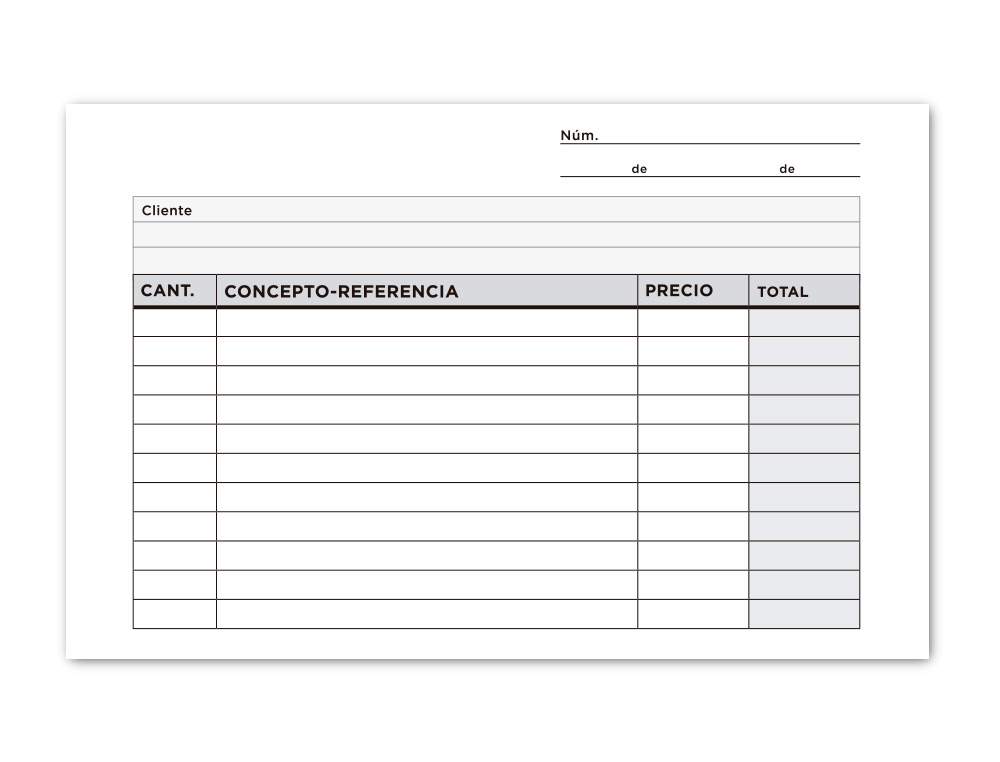 TALONARIO LIDERPAPEL MULTIUSOS OCTAVO DUPLICADO APAISADO