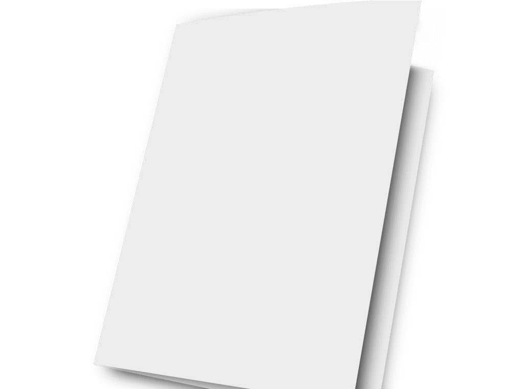 SUBCARPETA CARTULINA GIO FOLIO BLANCA 180 G/M2