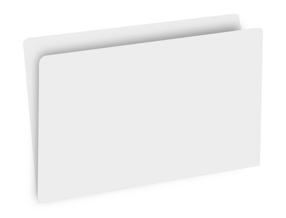 SUBCARPETA CARTULINA GIO FOLIO BLANCA 180 G/M2