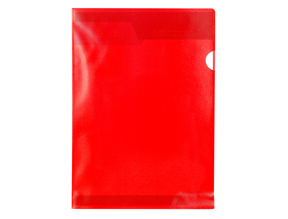 CARPETA DOSSIER UERO PLASTICO Q-CONNECT DIN A4 120 MICRAS ROJA CAJA DE 100 UNIDADES