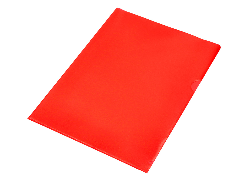 CARPETA DOSSIER UERO PLASTICO Q-CONNECT DIN A4 120 MICRAS ROJA CAJA DE 100 UNIDADES