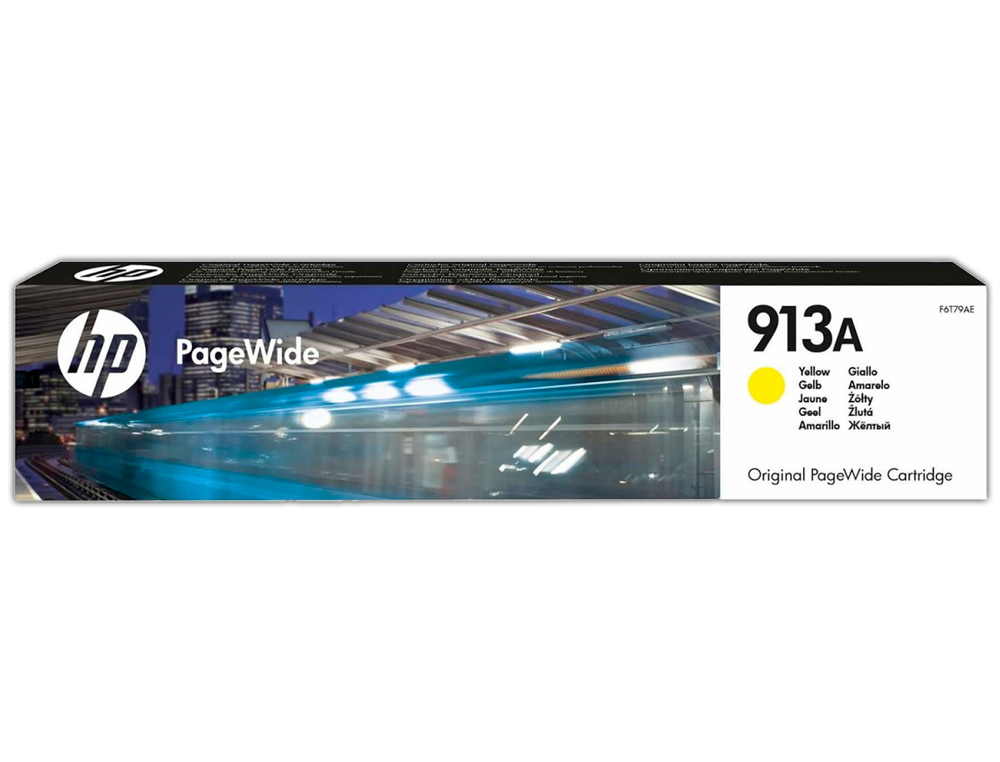 INK-JET HP JET 913A PAGEWIDE 352 / 377 / 452 / 477 / P55250 / P57750 AMARILLO 3000 PAGINAS