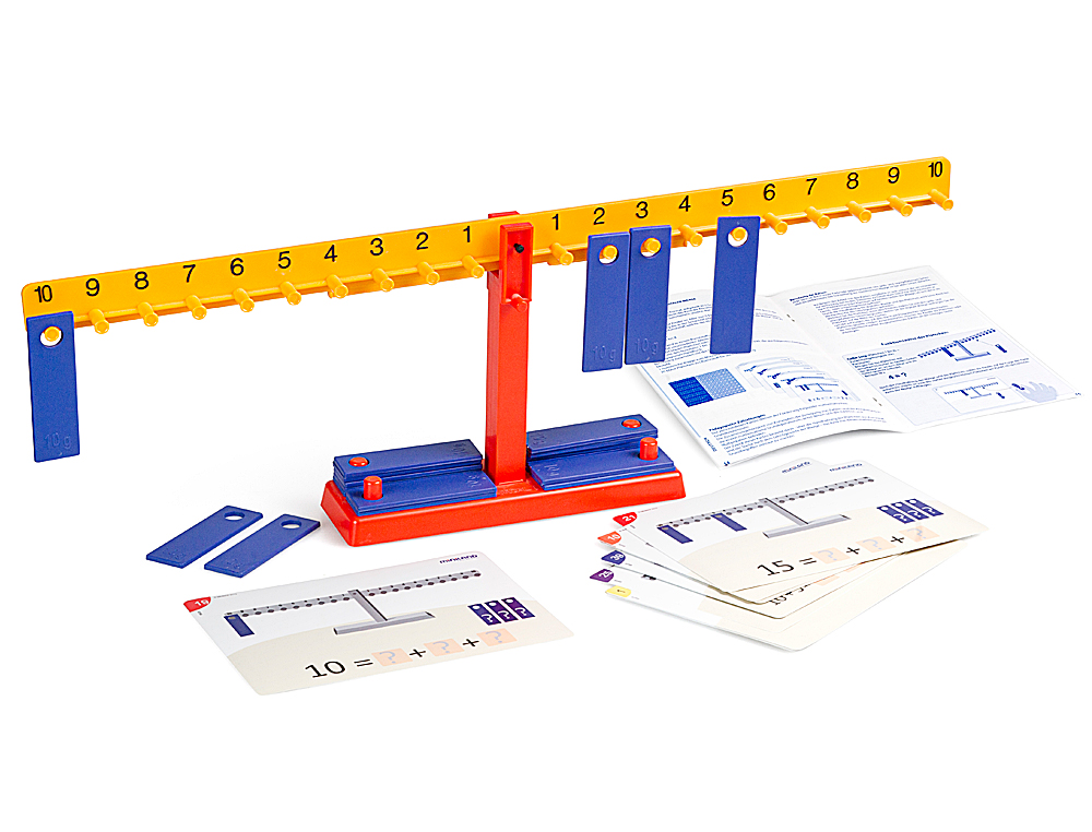 JUEGO MINILAND BALANZA NUMERICA 20 PESAS + 10 COLGADORES
