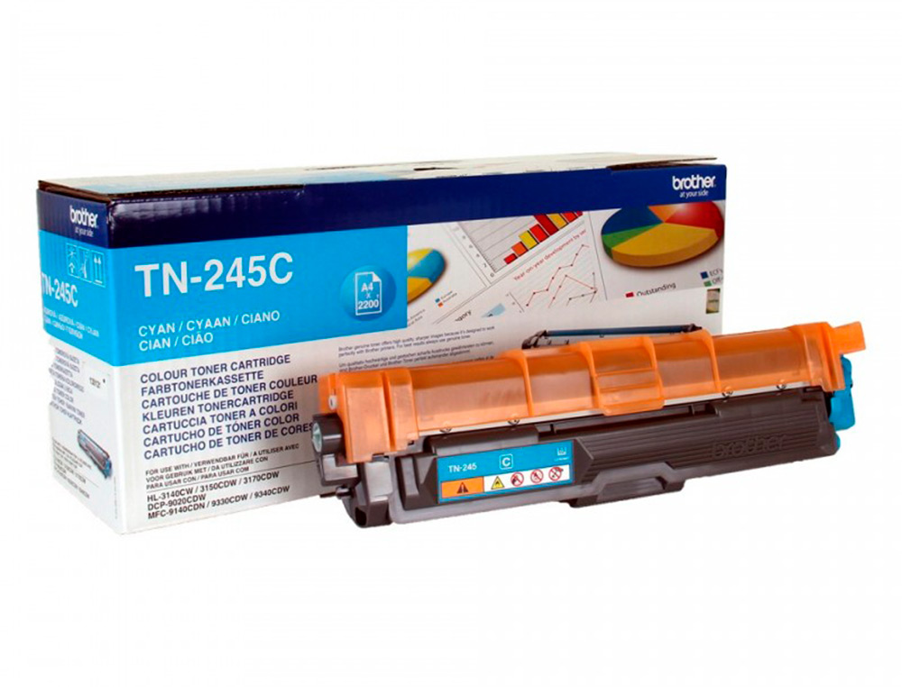TONER BROTHER TN-245C 2200 PAG HL3140CW/3150CDW/3170CDW DCP9020CDW/MFC9140CDN /9330CDW/9340CDW CIAN