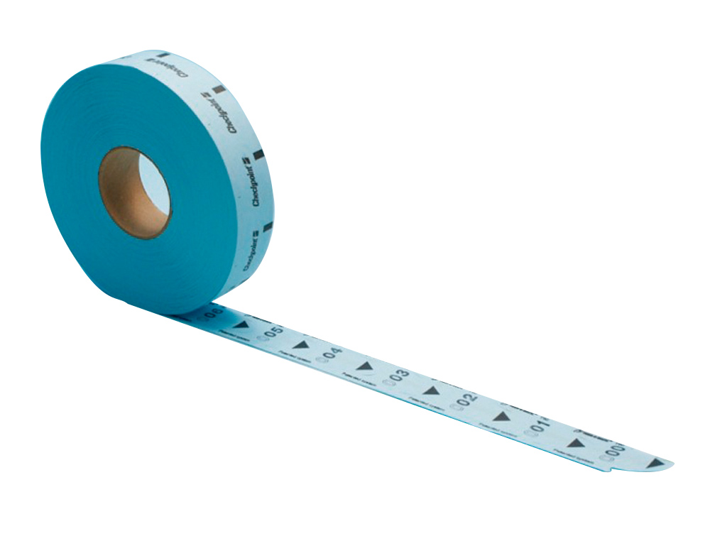 TICKETS TURNOMATIC 31X67 MM COLOR AZUL ROLLO 4000 TICKETS