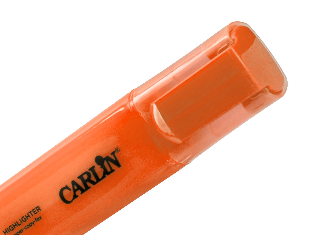 ROTULADOR CARLIN FLUORESCENTE PUNTA BISELADA CAJA DE 5+1 UNIDADES COLORES SURTIDOS