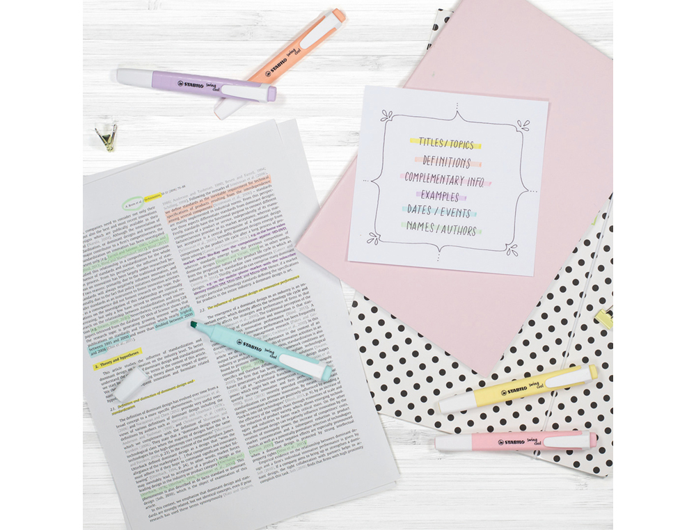 ROTULADOR STABILO FLUORESCENTE SWING COOL PASTEL FUCSIA HELADO