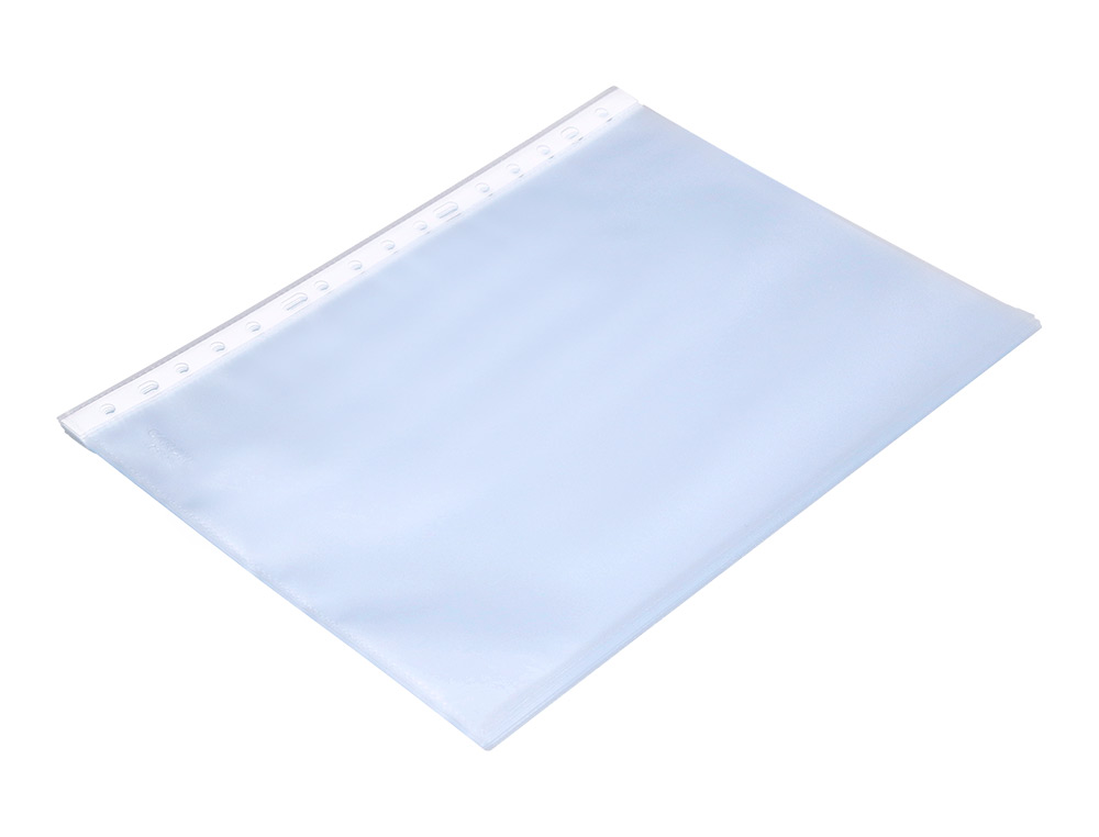 FUNDA MULTITALADRO CARLIN POLIPROPILENO RUGOSO EXTRA FOLIO 16 TALADROS PACK DE 10 UNIDADES