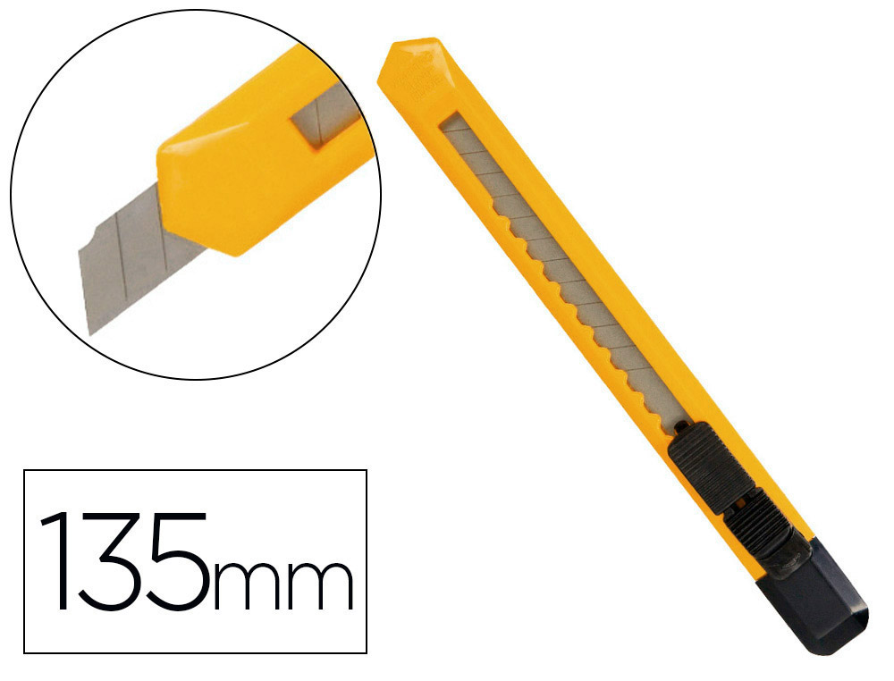 CUTER Q-CONNECT TH-90-1 ESTRECHO BLISTER 1 UNIDAD