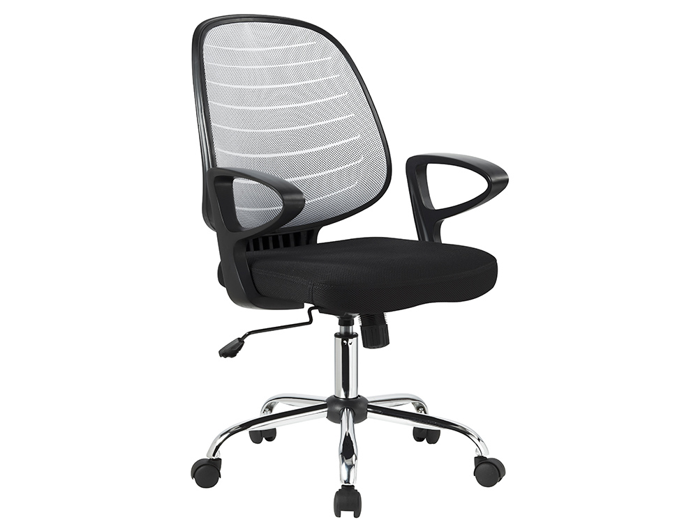 SILLA GIRATORIA Q-CONNECT BASE METAL REGULABLE EN ALTURA 920+80MM ALTO 600MM ANCHO 580MM PROFUNDIDAD GRIS