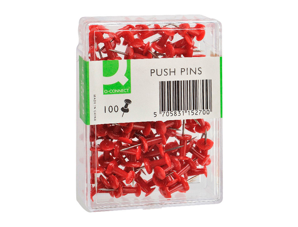SEALIZADOR DE PLANOS Q-CONNECT ROJO CAJA DE 100 UNIDADES