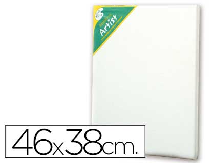 BASTIDOR ARTIST 8F LIENZO GRAPADO TRASERO ALGODON 100% 46X 38 CM