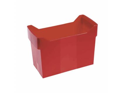 SOPORTE PARA CARPETAS COLGANTES ARCHIVO 2000 ARCHIVOX PLASTICO ROJO 365X260X170 MM
